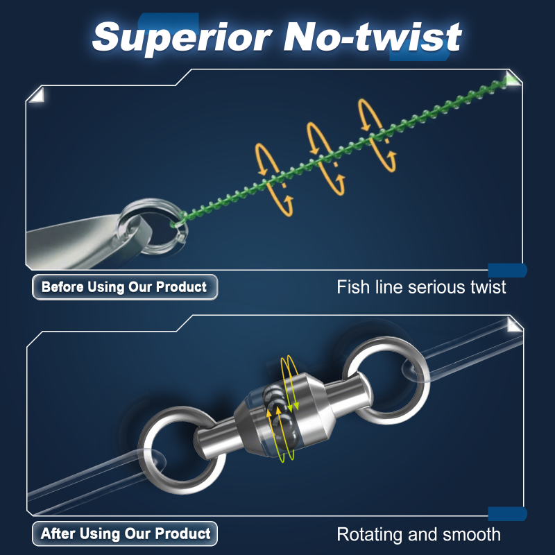 Fishing Swivels Snap 25~100Pcs - Fishing Hook Offset ulasan dan harga