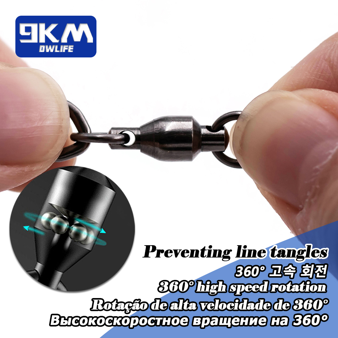Fishing Swivels Snap 25~100Pcs - Fishing Hook Offset ulasan dan harga