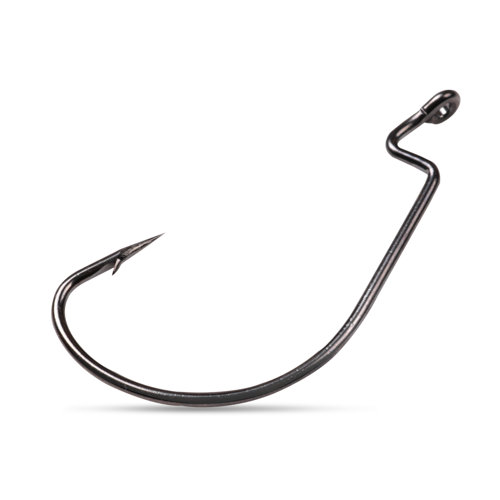 LUSHAZER 10pcs/lot Carbon Stee - Fishing Hook Offset ulasan dan harga