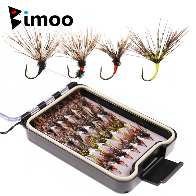 Bimoo 24PCS/Box Tenkara Flies  - Fishing Hook Size ulasan dan harga