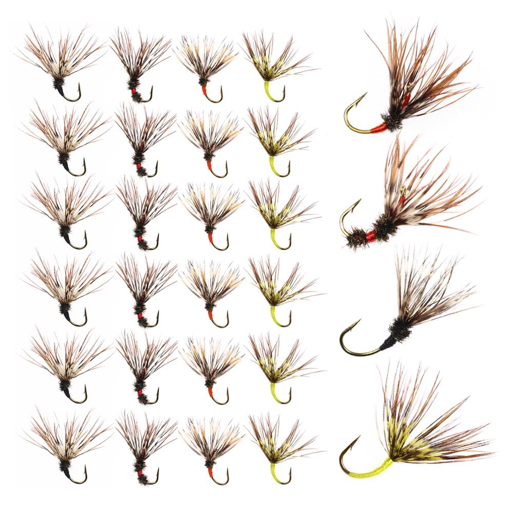 Bimoo 24PCS/Box Tenkara Flies  - Fishing Hook Size ulasan dan harga