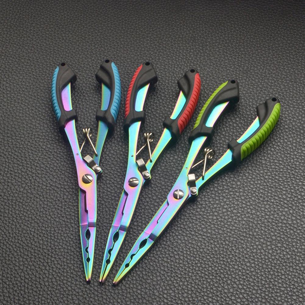 Fishing Pliers Long Nose Stain - Fishing Hook Remover ulasan dan harga
