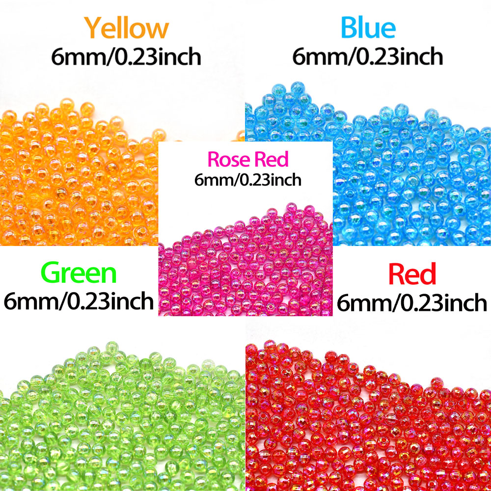 MNFT Mix 5 Colors Round Beads  - Fishing Hook Size ulasan dan harga
