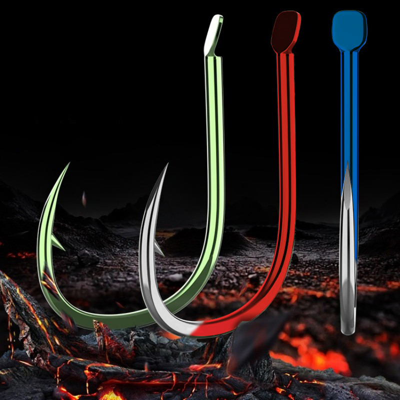 50Pcs Flat Fishing Hooks Sea B - Fishing Hook Assortment ulasan dan harga